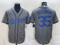 Men's Los Angeles Dodgers Cody Bellinger Nike Gray Home Replica Player Name Jersey1