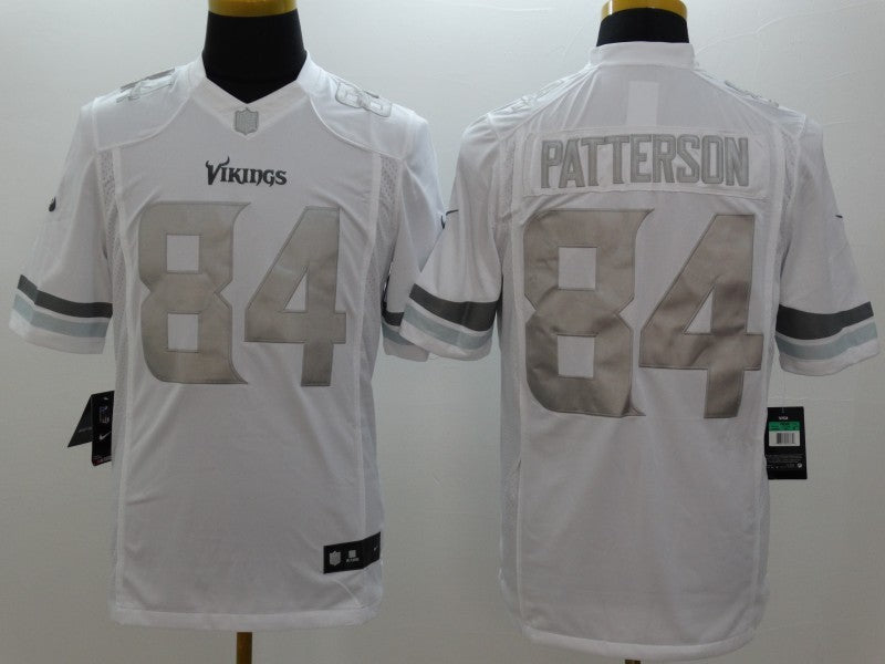 Men's Minnesota Vikings Cordarrelle Patterson #84 White Game Jersey1