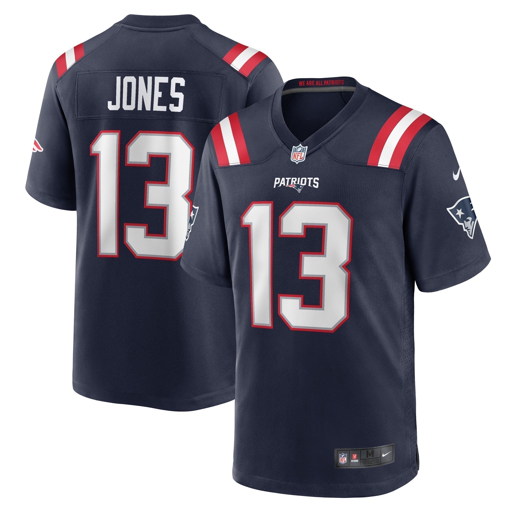 Jack Jones New England Patriots Nike Game   Jersey - Navy