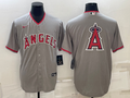 Men's Los Angeles Angels Gray Alternate Replica Team Jersey1