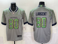 Men's Seattle Seahawks Steve Largent #80 Wolf Gray 2025 Rivalries Collection Limited Jersey