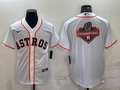 Men's Houston Astros White Home Replica Team Jersey1