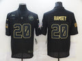 Men's Los Angeles Rams Jalen Ramsey #20 Black Game Player Jersey1