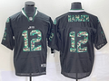 Men's New York Jets Joe Namath #12 Black Game Jersey1