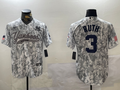 Men's New York Yankees Babe Ruth #3 Arctic Camo 2024 Salute to Service Limited Jersey1