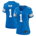 Number 1 Mom Detroit Lions Nike Game Jersey - Blue