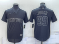 Men's New York Yankees Aaron Judge #99 Black Alternate Game Jersey1