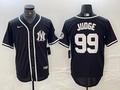 Men's New York Yankees Aaron Judge #99 Black Limited Jersey1