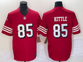 Men's San Francisco 49ers George Kittle #85 Red Vapor Limited Jersey1