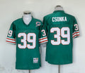 Men's Miami Dolphins Larry Csonka  Aqua Legacy Replica Jersey1