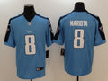 Men's Tennessee Titans Marcus Mariota #8 Blue Game Jersey1