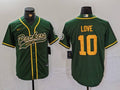 Men's Green Bay Packers Jordan Love #10 Green Game Player Jersey1