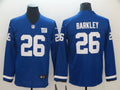 Men's New York Giants Saquon Barkley #26 Blue Game Player Jersey1
