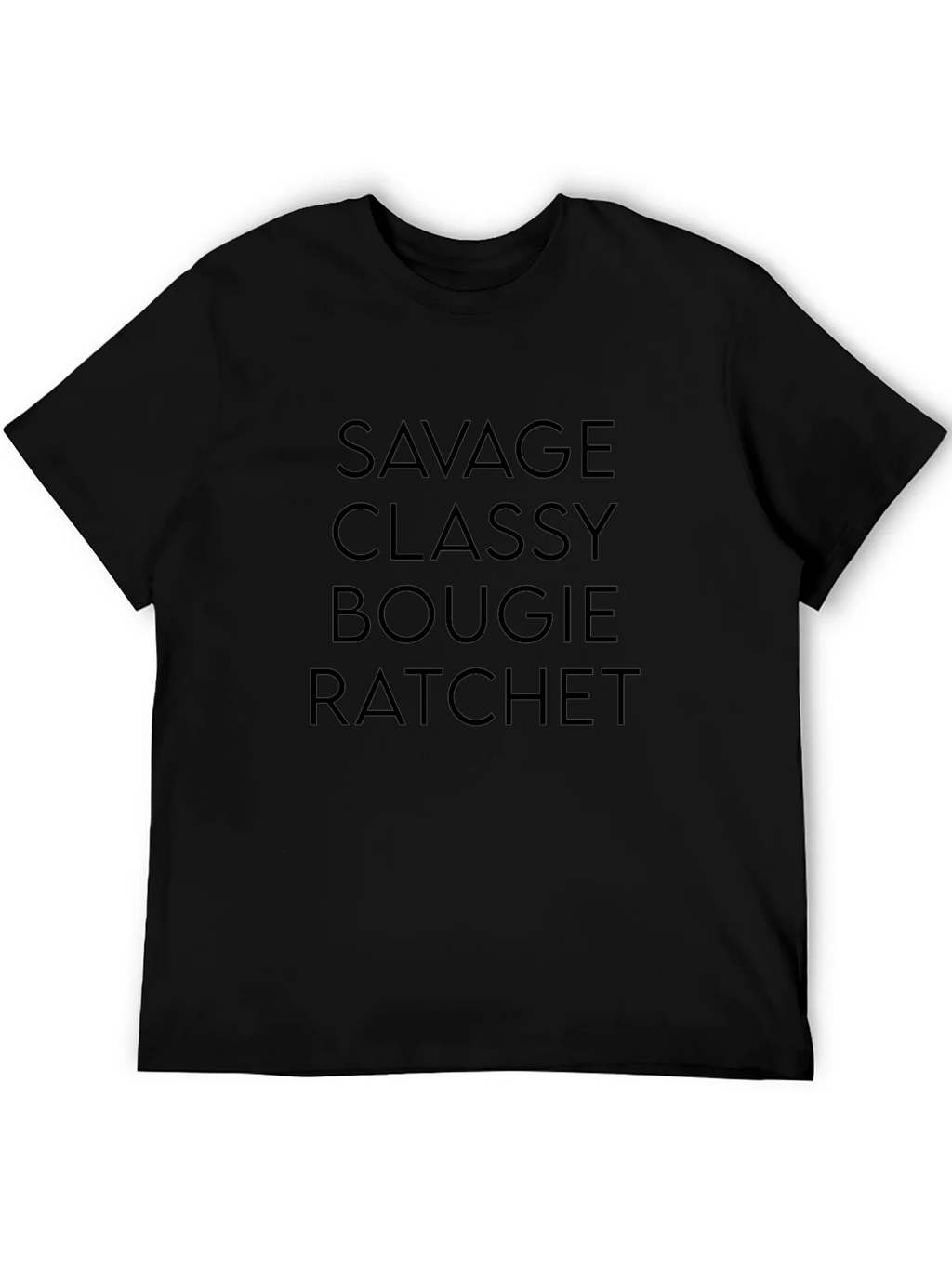 Savage Classy Bougie Ratchet Graphic Tee - Black