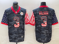 Men's Pittsburgh Steelers Russell Wilson #3 Grey Camouflage Player Jersey1