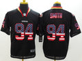 Men's San Francisco 49ers Justin Smith #94 Black Game Jersey1