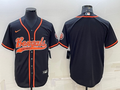 Men's Cincinnati Bengals Black Blank Jersey2