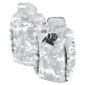 Men's Carolina Panthers Arctic Camo 2024 Salute to Service Club Fleece Pullover Hoodie1