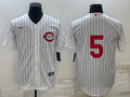 Men's Cincinnati Reds Johnny Bench #5 White 2022 MLB at Field of Dreams Game Authentic Player Jersey1
