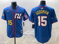 Men's National League Hunter Goodman #15 Blue 2025 All-Star Edition Limited Player Jersey