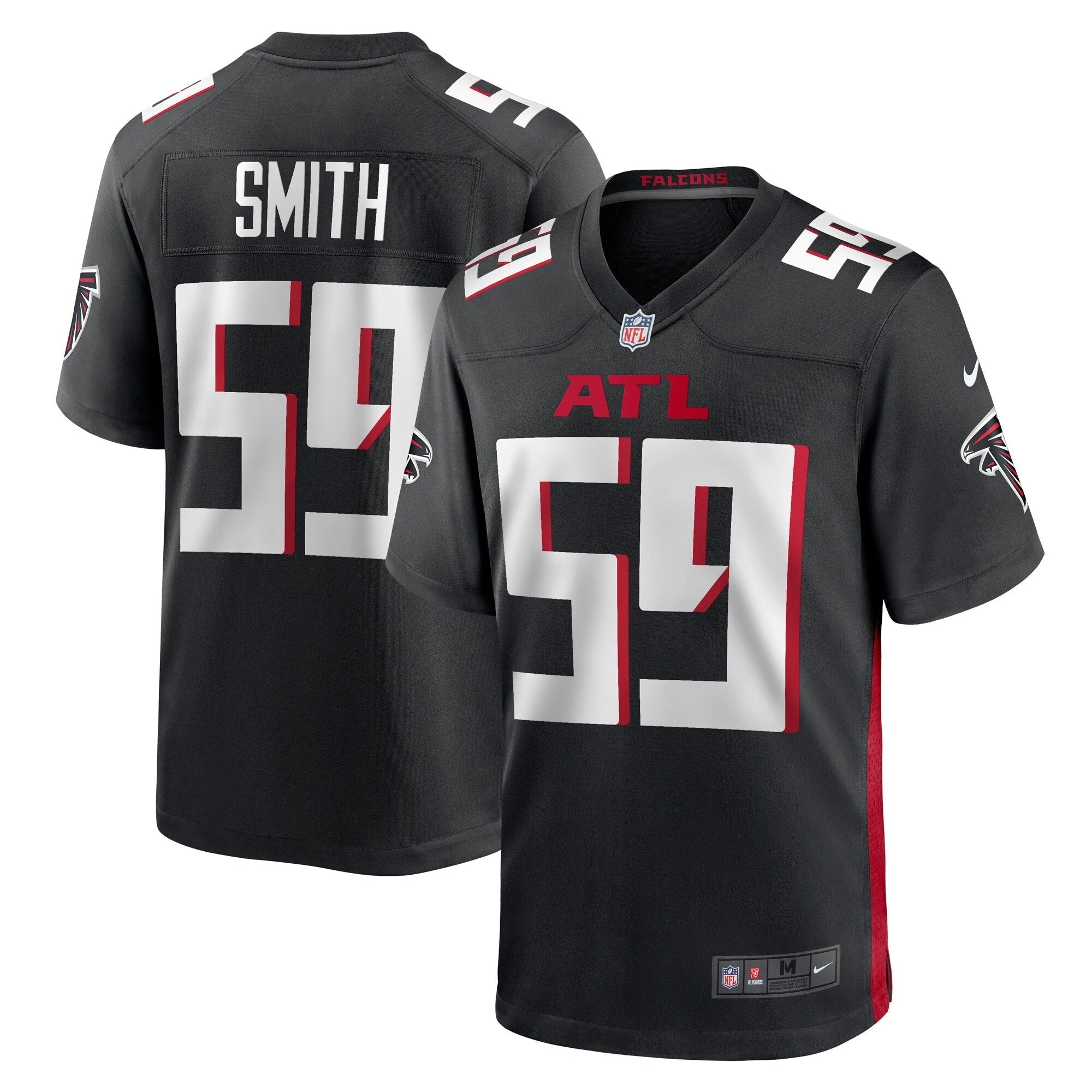 Andre Smith Atlanta Falcons Nike  Game Jersey -  Black