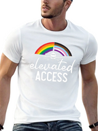 Elevated Access Pride Airplane T-Shirt