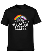 Elevated Access Pride Airplane T-Shirt