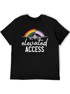 Elevated Access Pride Airplane T-Shirt