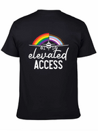 Elevated Access Pride Airplane T-Shirt