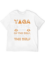 Yoga Journey T-Shirt - Self Through Self Black Tee
