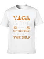 Yoga Journey T-Shirt - Self Through Self Black Tee
