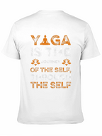 Yoga Journey T-Shirt - Self Through Self Black Tee