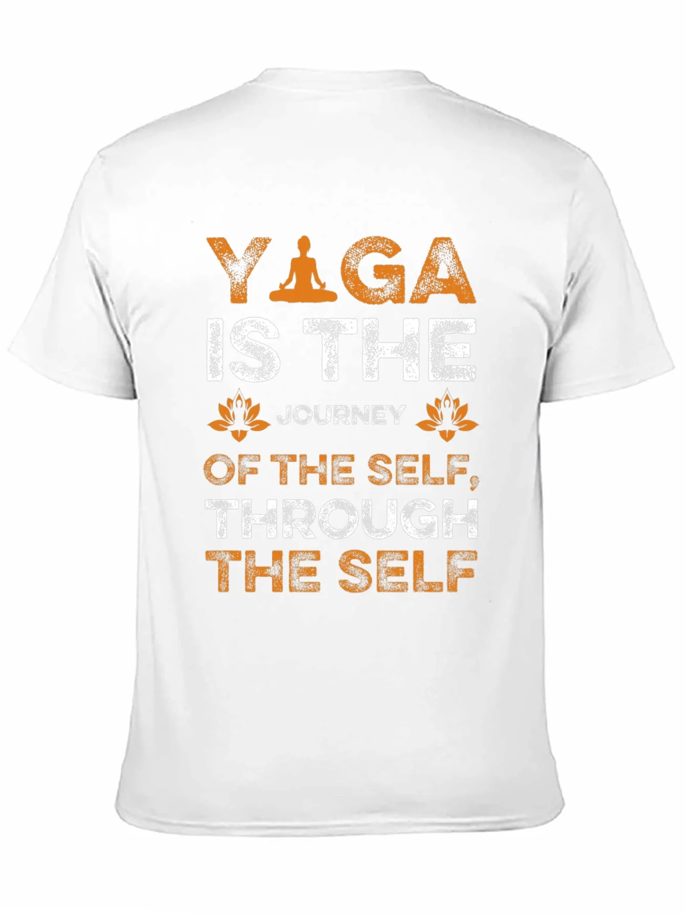 Yoga Journey T-Shirt - Self Through Self Black Tee