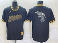 Men's Oakland Athletics Black Replica Game Jersey1