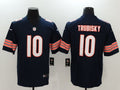Men's Chicago Bears Mitch Trubisky #10 Navy Game Jersey1