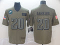 Men's Philadelphia Eagles Brian Dawkins #20 Brown Game Jersey1