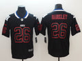 Men's New York Giants #26 Saquon Barkley Black Alternate Game Jersey1