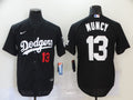 Men's Los Angeles Dodgers Max Muncy #13 Black Stitched Jersey1