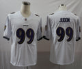 Men's Baltimore Ravens Matthew Judon #99 White Game Jersey1
