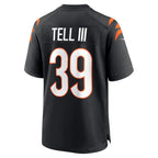 Marvell Tell III Cincinnati Bengals Nike Game   Jersey - Black