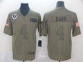 Men's Las Vegas Raiders Derek Carr #4 Brown Game Jersey1