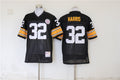 Men's Pittsburgh Steelers Franco Harris  Black Legacy Replica Jersey1