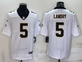 Men's New Orleans Saints Jarvis Landry #5 White Game Jersey1