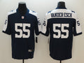 Men's Dallas Cowboys Leighton Vander Esch #55 Navy Alternate Fashion Game Jersey1