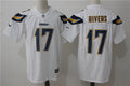 Men's Los Angeles Chargers Philip Rivers #17 White Game Jersey1