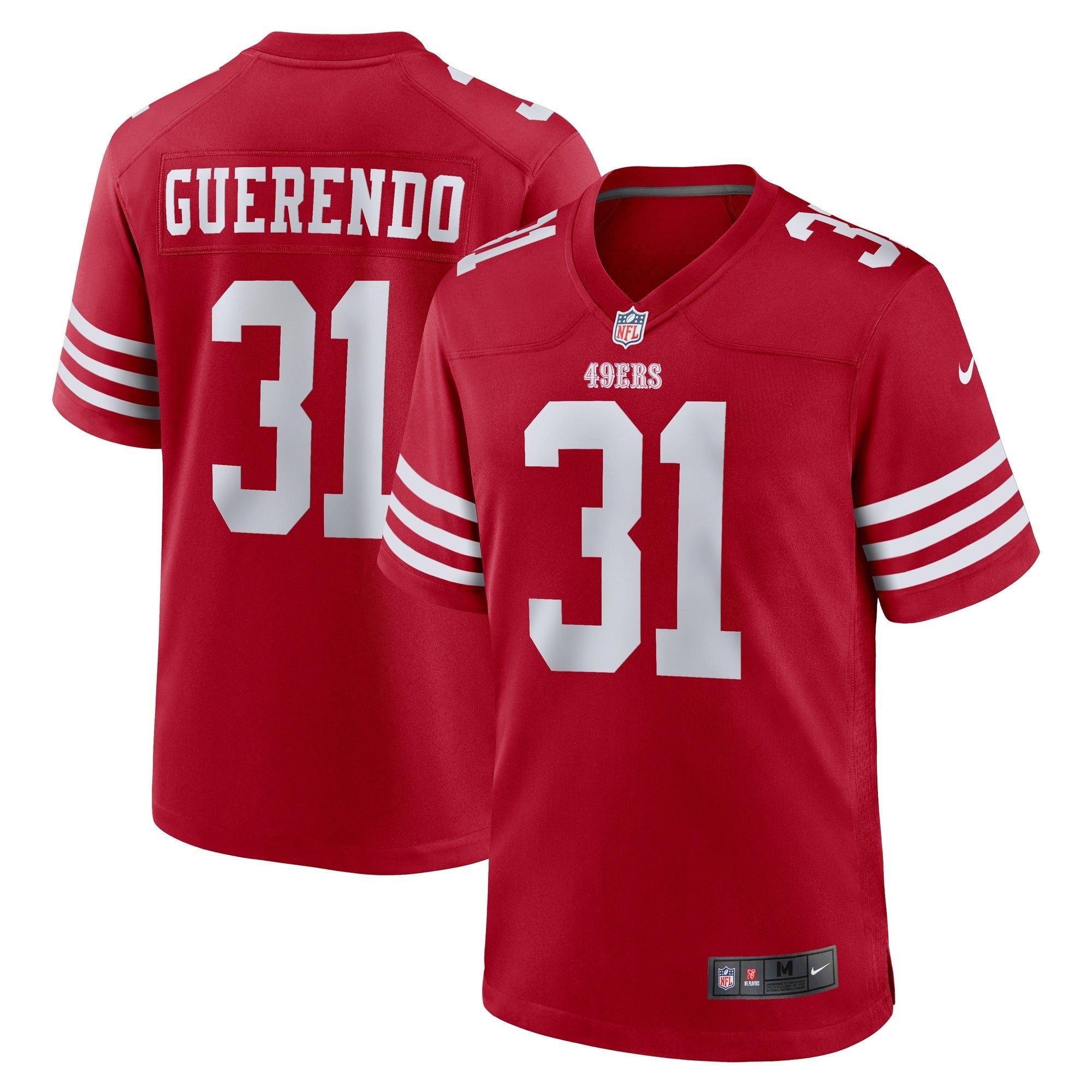 Isaac Guerendo San Francisco 49ers Nike  Game Jersey -  Scarlet