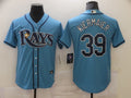 Men's Tampa Bay Rays Kevin Kiermaier #39 Blue Replica Baseball Jersey1