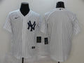 Men's New York Yankees White Home Replica Blank Jersey1