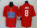 Men's New York Giants Daniel Jones #8 Red Player Game Jersey1