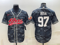 Men's San Francisco 49ers Nick Bosa #97 Grey Camouflage Game Jersey1 Joint Edition